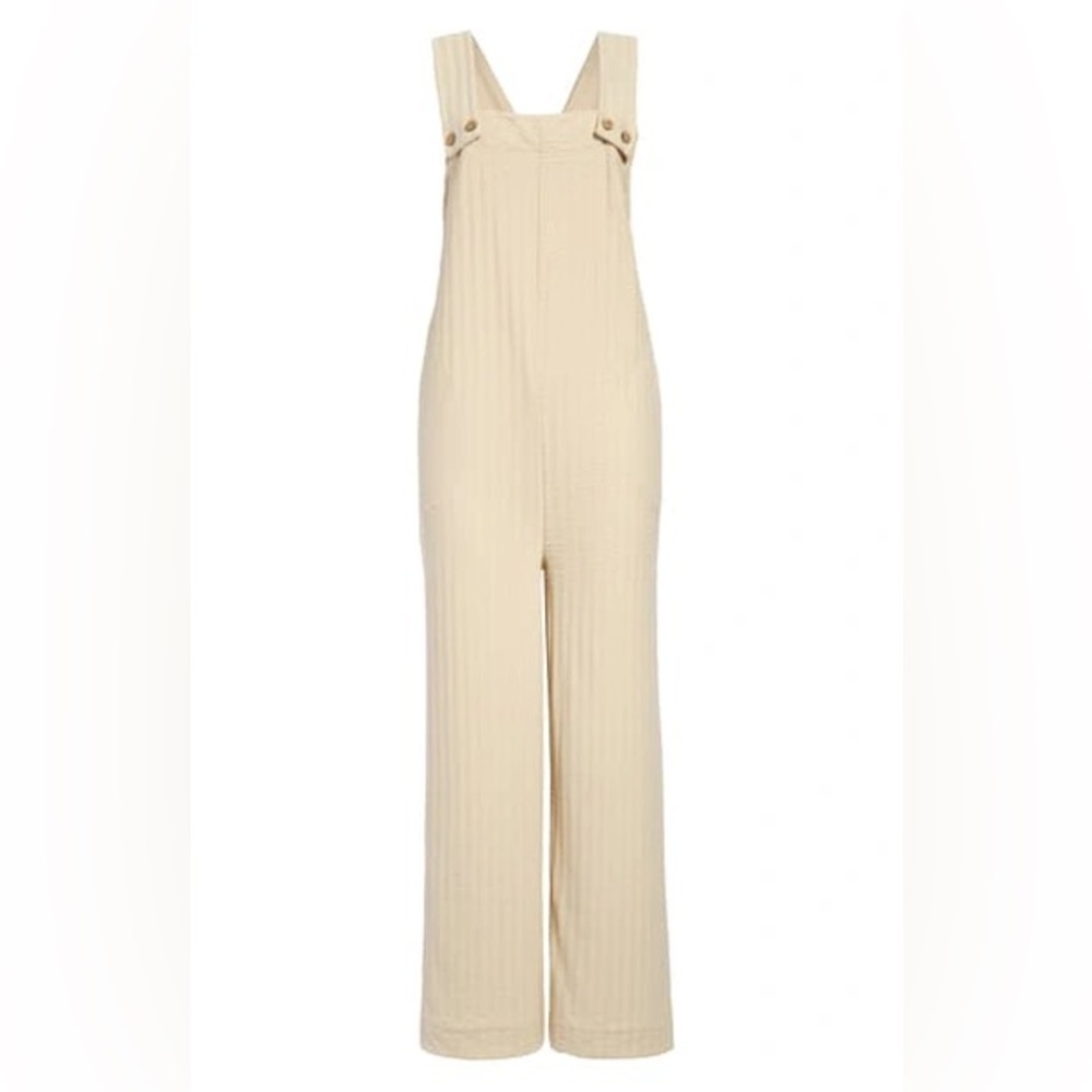 Free People || Riley Crop Wide Leg Jumpsuit